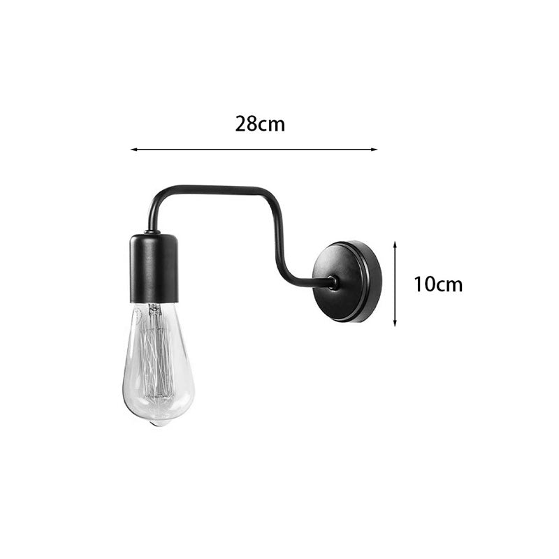 Φωτιστικό Τοίχου-Απλίκα Kerquin LED Μέταλλο Μαύρο 28x10x11