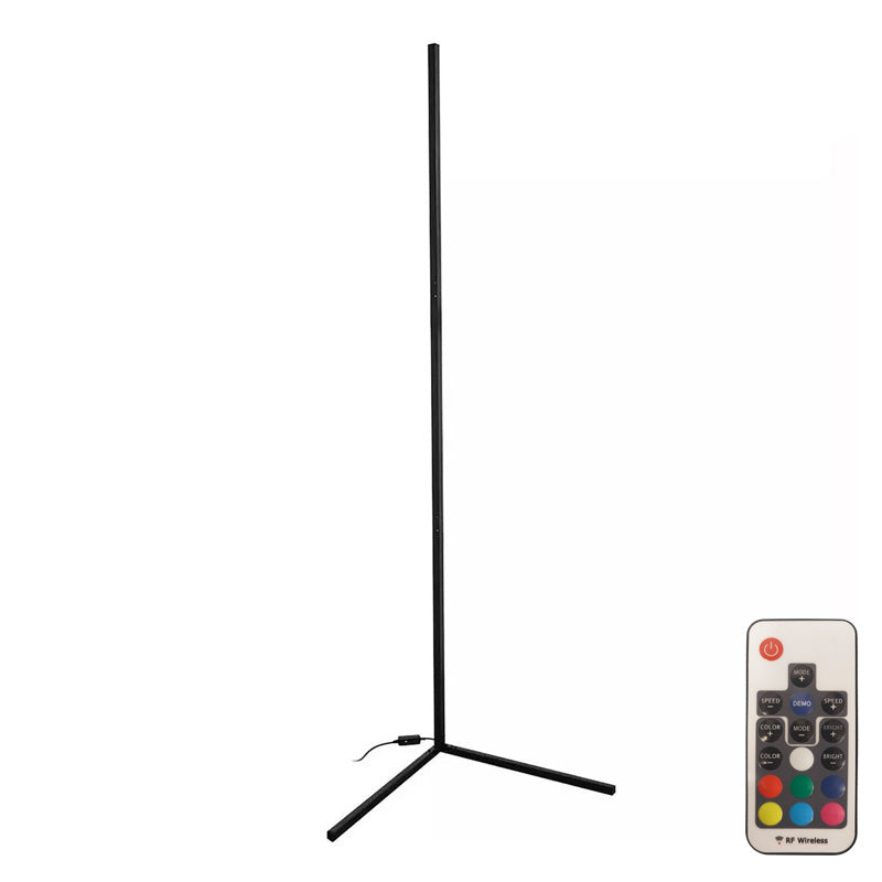 Φωτιστικό Δαπέδου Nanek LED Μέταλλο Μαύρο 30x30x120