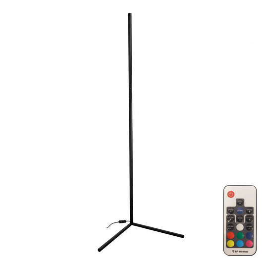 Φωτιστικό Δαπέδου Nanek LED Μέταλλο Μαύρο 30x30x120