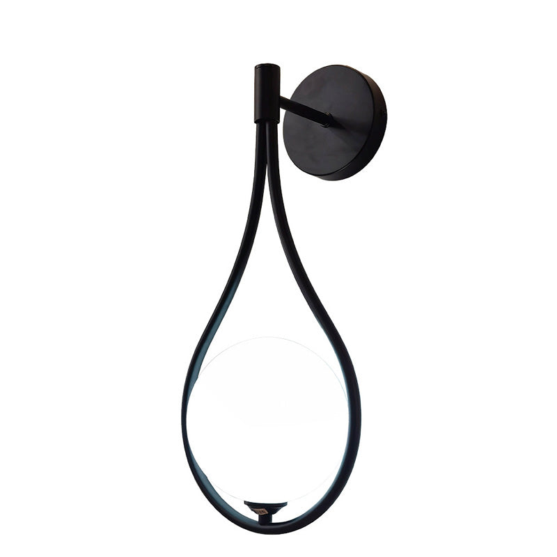 Φωτιστικό Τοίχου-Απλίκα Teary G9 Μέταλλο Μαύρο-Λευκό 16x12x37