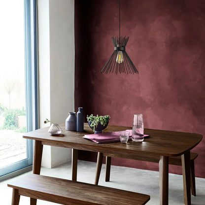 Φωτιστικό Οροφής Candle I E27 Μέταλλο Μαύρο Φ25x30