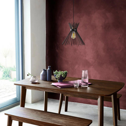 Φωτιστικό Οροφής Candle I E27 Μέταλλο Μαύρο Φ25x30