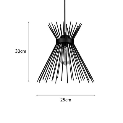 Φωτιστικό Οροφής Candle I E27 Μέταλλο Μαύρο Φ25x30