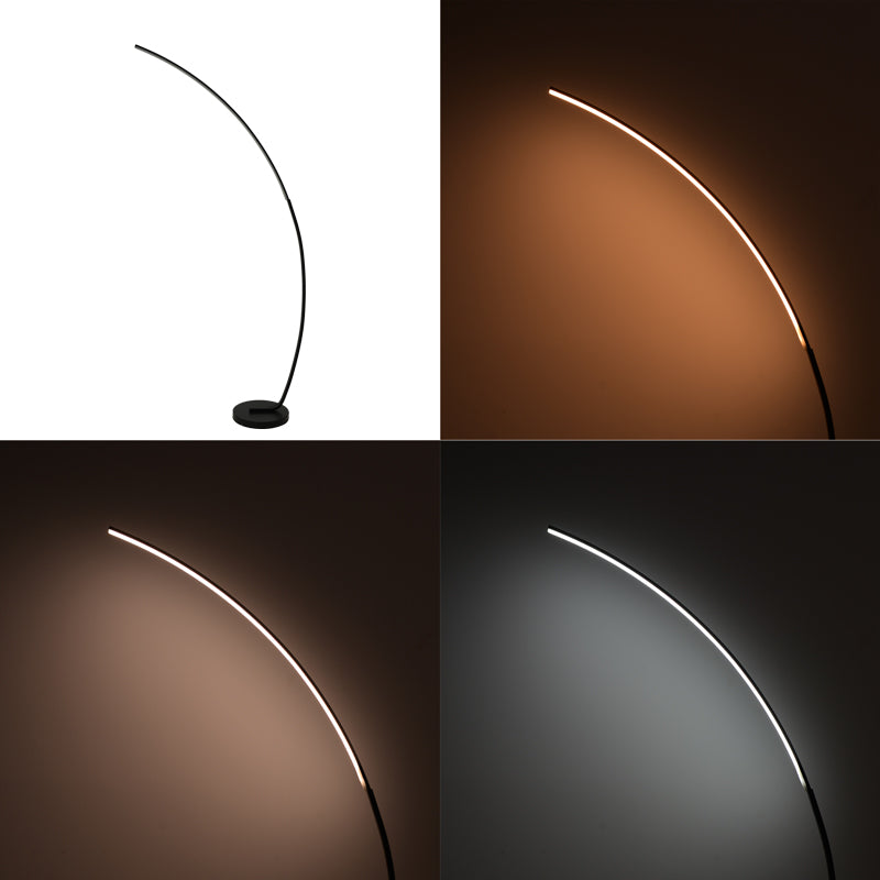 Φωτιστικό Δαπέδου Archer LED Μαύρο Μεταλλικό 70x28x165