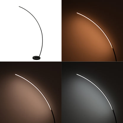 Φωτιστικό Δαπέδου Archer LED Μαύρο Μεταλλικό 70x28x165
