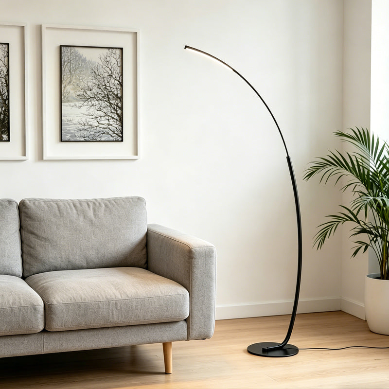 Φωτιστικό Δαπέδου Archer LED Μαύρο Μεταλλικό 70x28x165