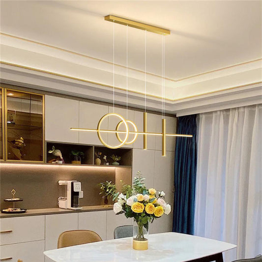 Φωτιστικό Οροφής Neron LED Χρυσό Μεταλλικό 100x25x26