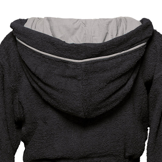 Μπουρνούζι με Κουκούλα Art 3424 Μαύρο S