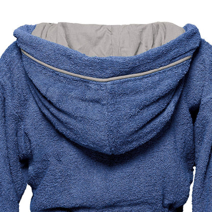 Μπουρνούζι με Κουκούλα Art 3426 Μπλε XL