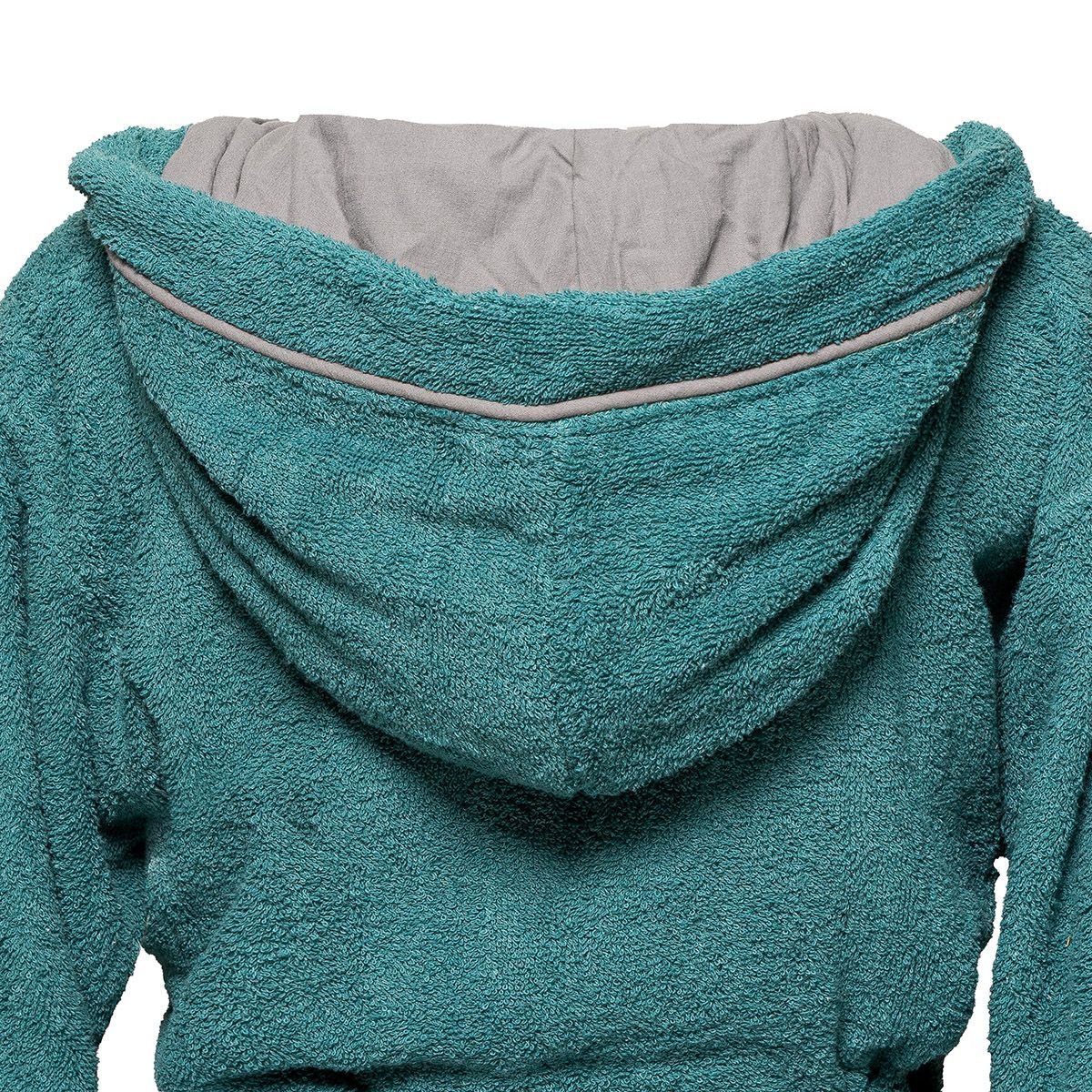 Μπουρνούζι με Κουκούλα Art 3427 Πετρόλ L