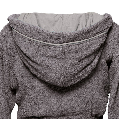 Μπουρνούζι με Κουκούλα Art 3428 Ανθρακί S