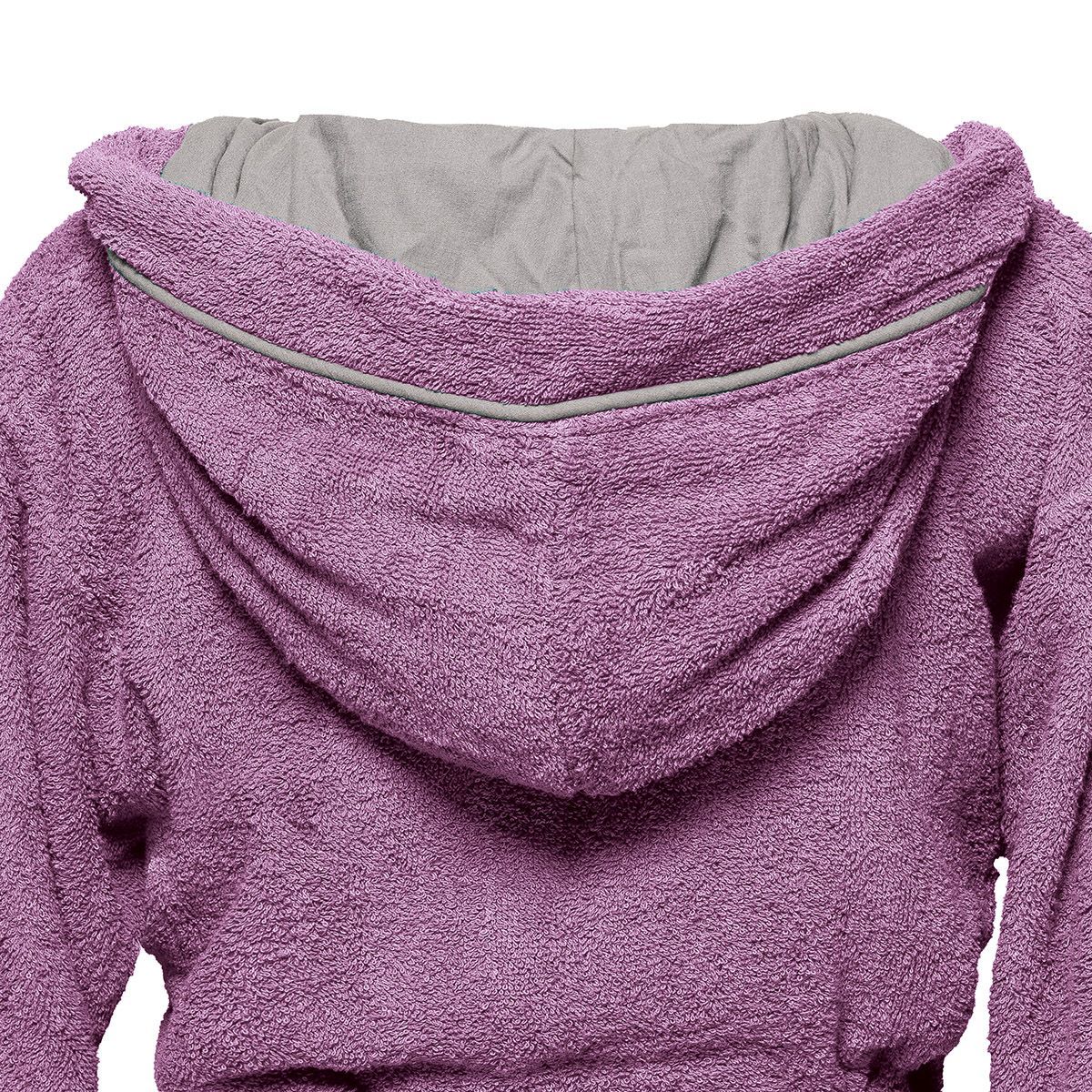 Μπουρνούζι με Κουκούλα Art 3429 Μωβ M