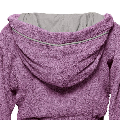 Μπουρνούζι με Κουκούλα Art 3429 Μωβ M