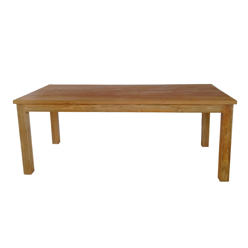 Τραπέζι Wooly Teak Ξύλο σε Φυσική Απόχρωση 220x90x75