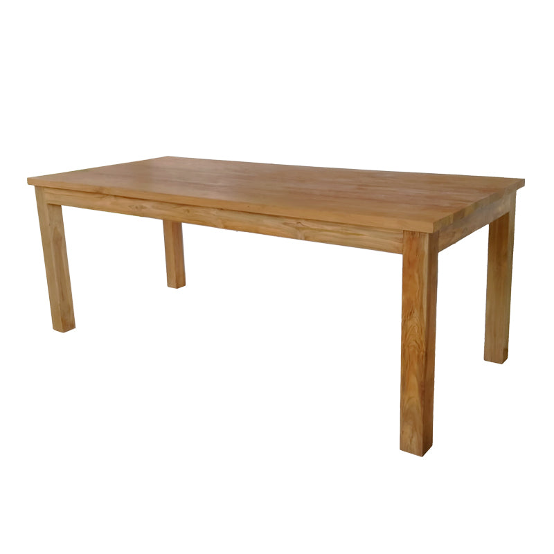 Τραπέζι Wooly Teak Ξύλο σε Φυσική Απόχρωση 220x90x75