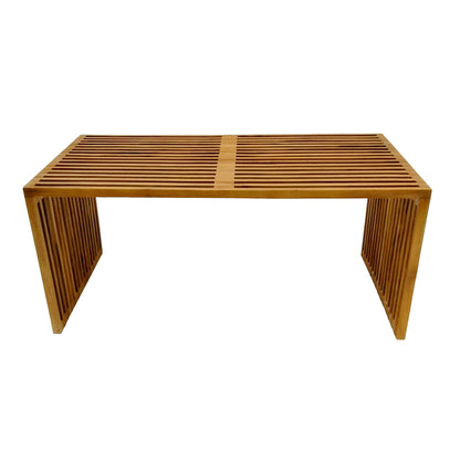 Τραπέζι Marlin Teak Ξύλο σε Φυσική Απόχρωση 100x50x45