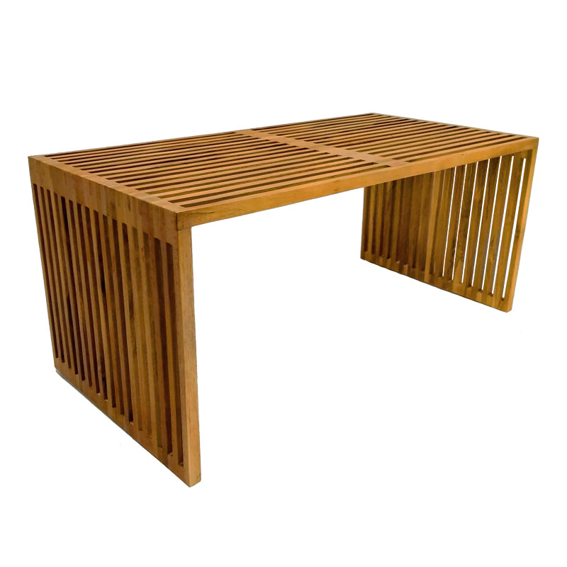 Τραπέζι Marlin Teak Ξύλο σε Φυσική Απόχρωση 100x50x45