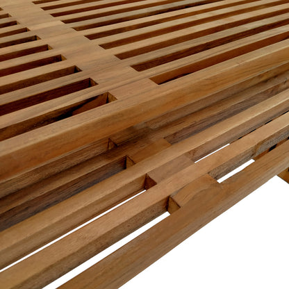 Τραπέζι Tinnie Σετ 2 Τεμ Teak Ξύλο σε Φυσική Απόχρωση