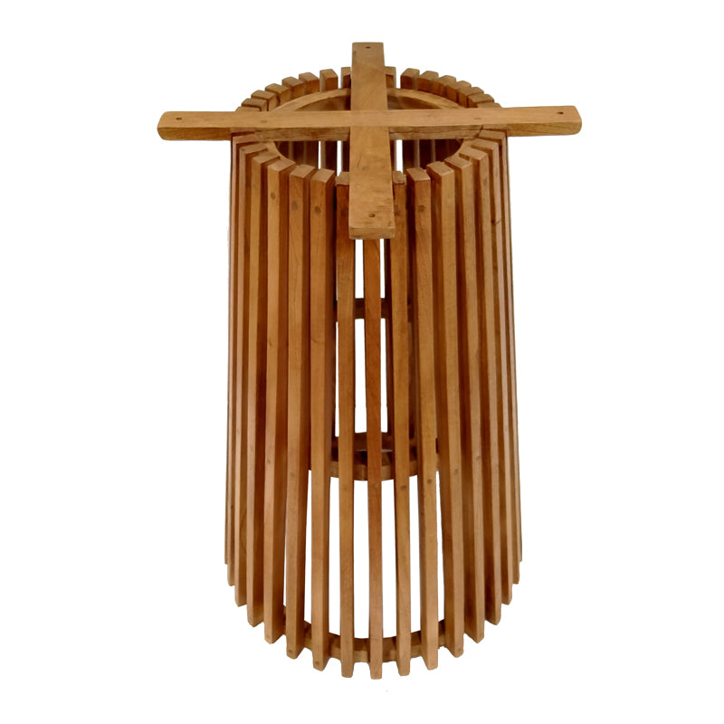 Βάση Τραπεζιού Μπαρ Galy Mindi Ξύλο σε Φυσική Απόχρωση Φ60x90