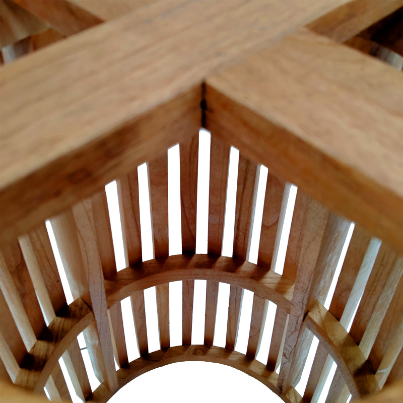 Βάση Τραπεζιού Μπαρ Galy Mindi Ξύλο σε Φυσική Απόχρωση Φ60x90