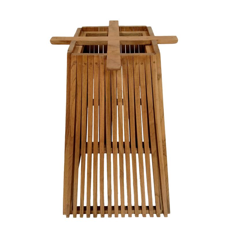 Βάση Τραπεζιού Μπαρ Darius Mindi Ξύλο σε Φυσική Απόχρωση 60x60x90