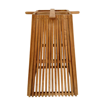 Βάση Τραπεζιού Μπαρ Darius Mindi Ξύλο σε Φυσική Απόχρωση 60x60x90