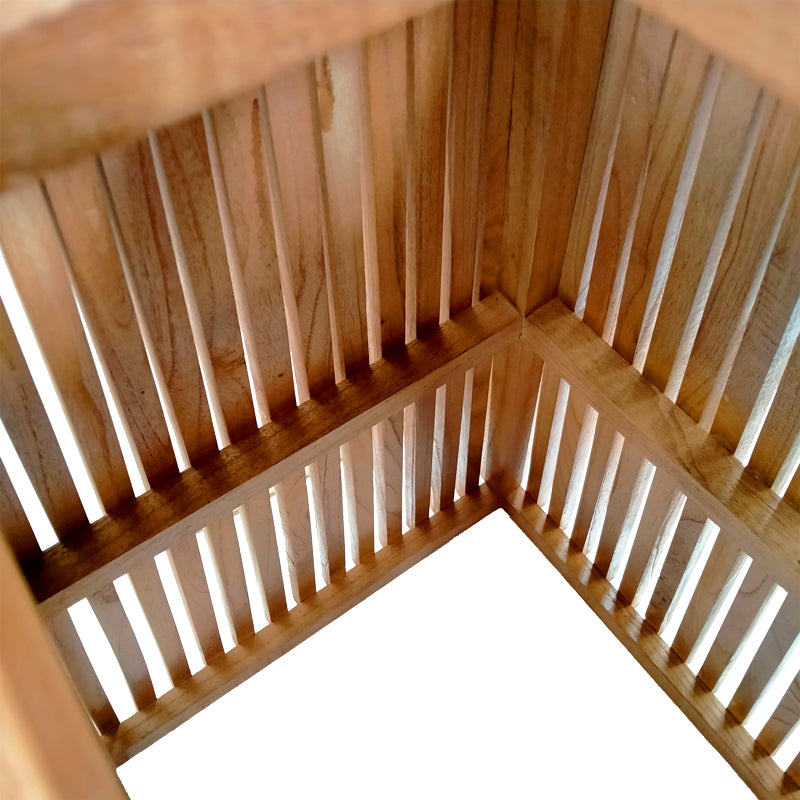 Βάση Τραπεζιού Μπαρ Darius Mindi Ξύλο σε Φυσική Απόχρωση 60x60x90