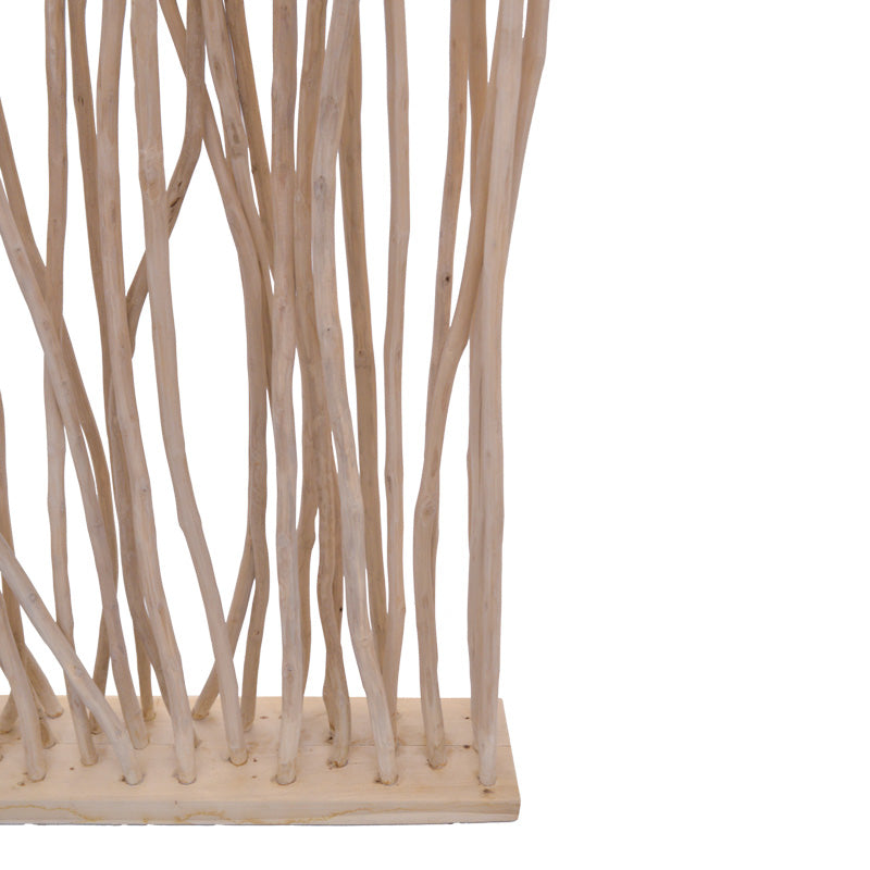 Διακοσμητικό Δαπέδου Barbin Teak-Suar Ξύλο σε Φυσική Απόχρωση 120x25x200