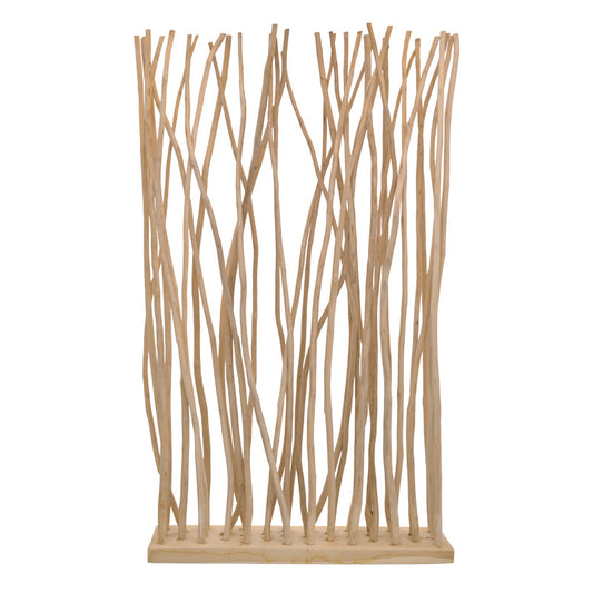 Διακοσμητικό Δαπέδου Barbin Teak-Suar Ξύλο σε Φυσική Απόχρωση 120x25x200