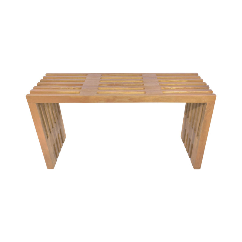 Παγκάκι Zen Teak Ξύλο σε Φυσική Απόχρωση 90x30x48