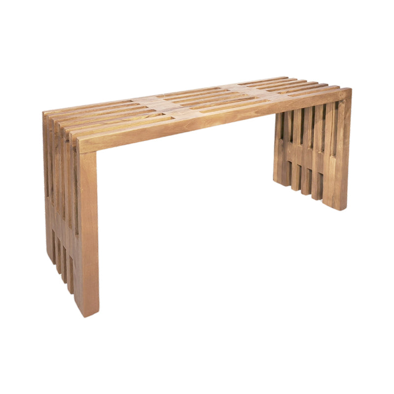 Παγκάκι Zen Teak Ξύλο σε Φυσική Απόχρωση 90x30x48