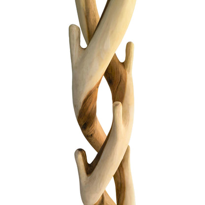 Καλόγερος Joint Suar Ξύλο σε Φυσική Απόχρωση 30x30x200