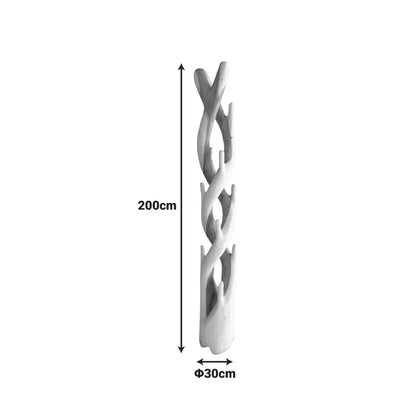 Καλόγερος Joint Suar Ξύλο σε Φυσική Απόχρωση 30x30x200
