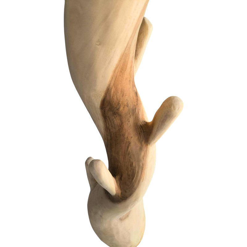 Καλόγερος Renzo Suar Ξύλο σε Φυσική Απόχρωση 30x30x200