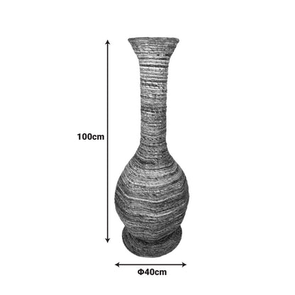 Διακοσμητικό Βάζο Strail Banana Rope σε Φυσική Απόχρωση Φ40x100