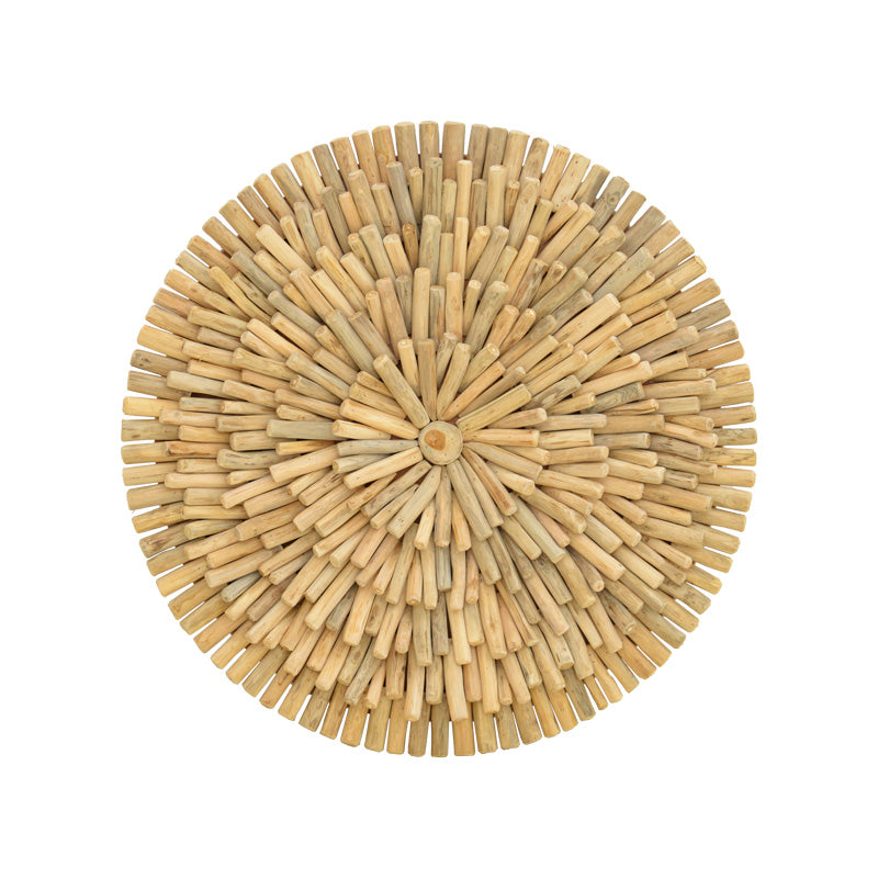 Διακοσμητικό Τοίχου Decofy Drift Ξύλο σε Φυσική Απόχρωση Φ60x5