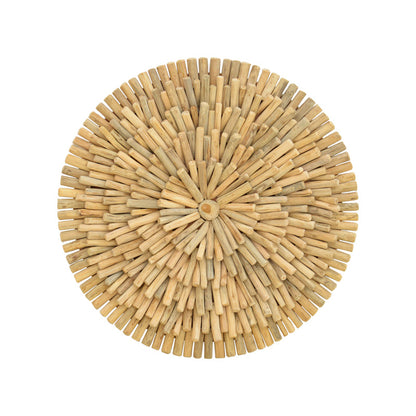 Διακοσμητικό Τοίχου Decofy Drift Ξύλο σε Φυσική Απόχρωση Φ60x5