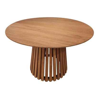 Τραπέζι Kenda Ι Mindi Ξύλο σε Φυσική Απόχρωση Φ120x75