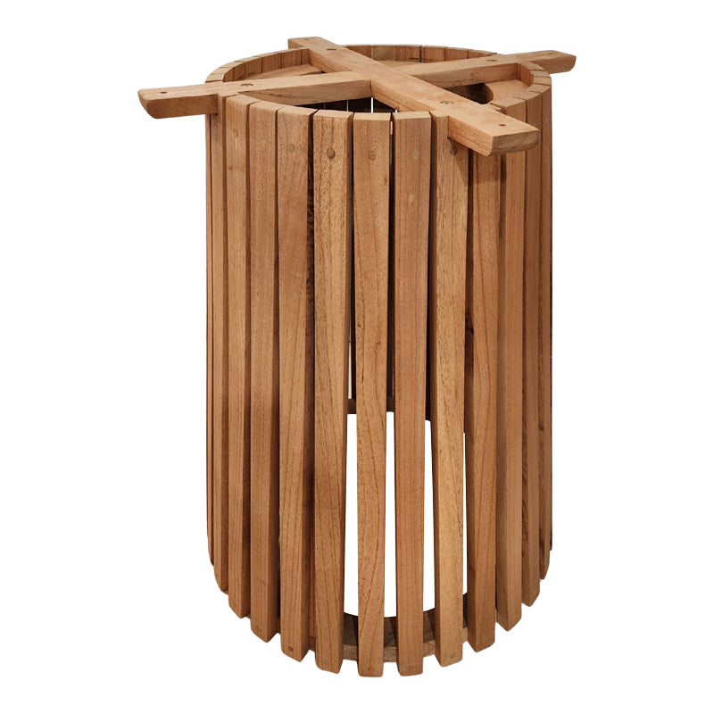 Βάση Τραπεζιού Εσωτερικού Χώρου Galy I Mindi Ξύλο σε Φυσική Απόχρωση Φ60x75