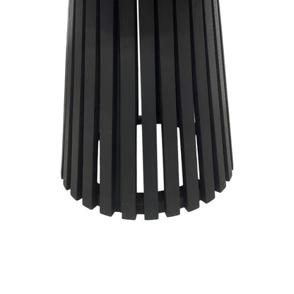 Kenda I Mindi Wood Table Black Φ120x75