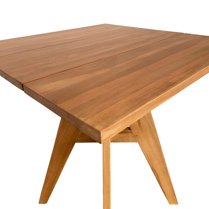 Cadrada Teak Wood Table in Natural Finish 70x70x76