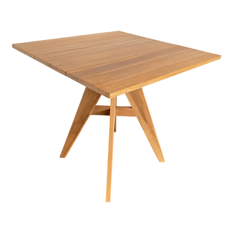 Τραπέζι Cadrada Teak Ξύλο σε Φυσική Απόχρωση 80x80x76
