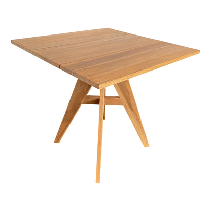 Τραπέζι Cadrada Teak Ξύλο σε Φυσική Απόχρωση 80x80x76