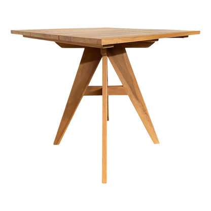 Τραπέζι Cadrada Teak Ξύλο σε Φυσική Απόχρωση 80x80x76
