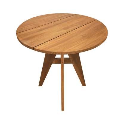 Τραπέζι Cadrada Teak Ξύλο σε Φυσική Απόχρωση Φ70x76