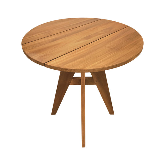 Τραπέζι Cadrada Teak Ξύλο σε Φυσική Απόχρωση Φ70x76