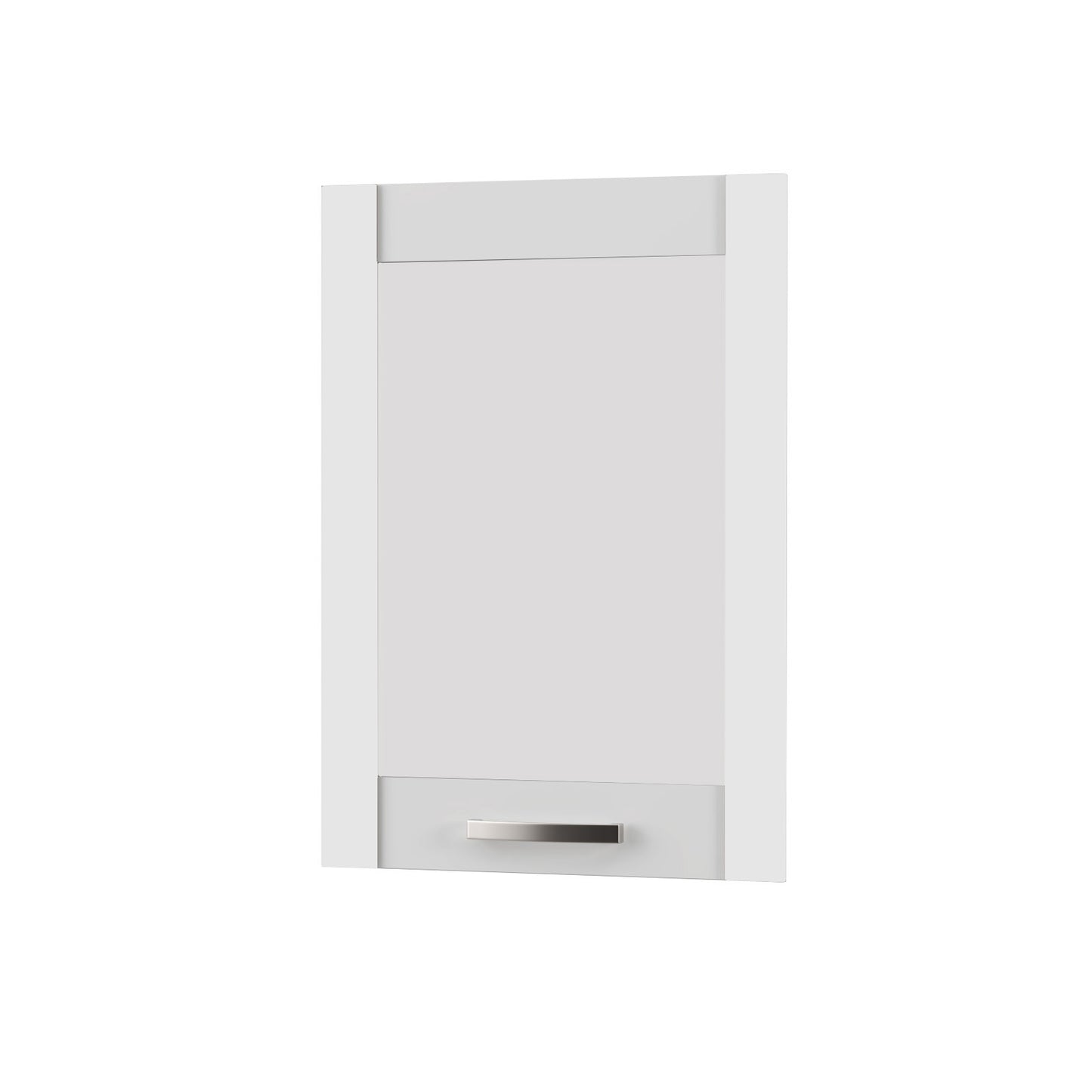 Άνω Πορτάκι-Τζάμι Αριστερό Charlotte Λευκό 50x71.8x1.6