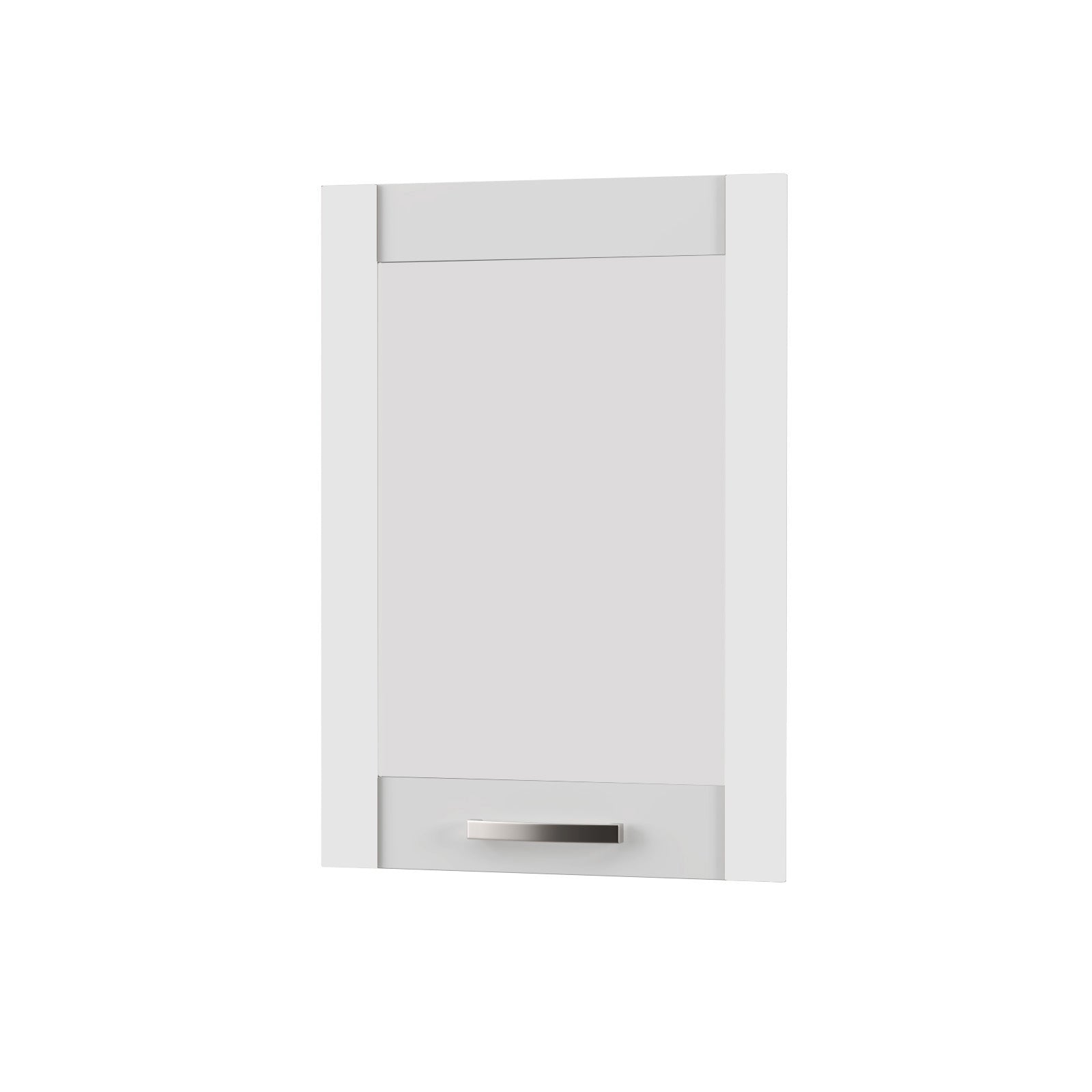 Άνω Πορτάκι-Τζάμι Αριστερό Charlotte Λευκό 50x71.8x1.6