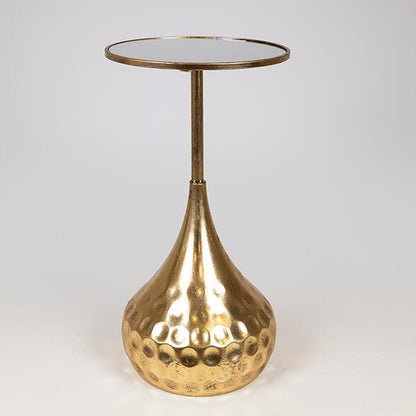 ΒΟΗΘΗΤΙΚΟ ΤΡΑΠΕΖΑΚΙ ΜΕΤΑΛΛΙΚΟ ΧΡΥΣΟ ΜΕ ΚΑΘΡΕΦΤΗ 39x39x67