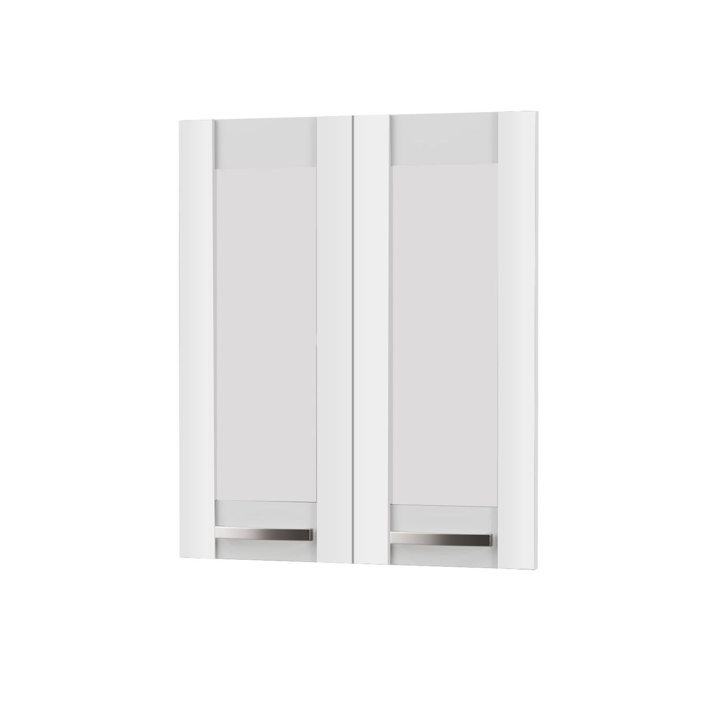 Άνω Πορτάκια-Τζάμι Charlotte Λευκό 60x71.8x1.6